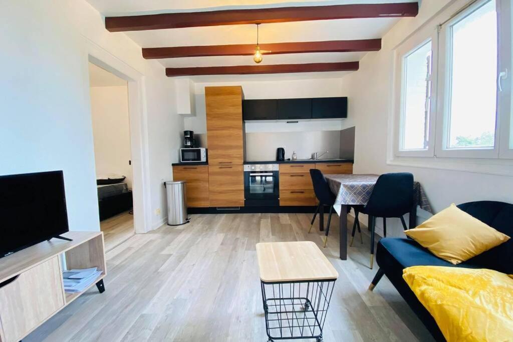 Appartement Cosy Avec Jardin Chaleureux Laon Kültér fotó